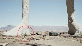 Strange giant statue discovered in the middle of the desert