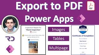 Power Apps Export to PDF