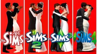  Sims 1 vs Sims 2 vs Sims 3 vs Sims 4 : Marriage