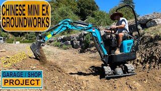 Mini Excavator Pushed Hard [we blow a gasket] | Garage Shop Project Ep2