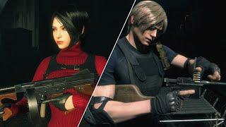 Resident Evil 4 Remake (2023) - All Weapons and Upgrades (ALL DLC) - Reloads , Animations and Sounds