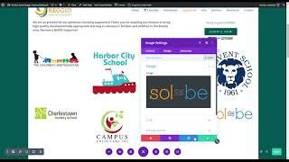 Adding image logos to a row in the Divi theme on WordPress