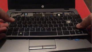 HP ELITEBOOK 820 G1 G2 KEYBOARD REMOVAL DISASSEMBLY AND ASSEMBLY