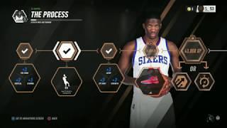 NBA LIVE 19 BEST BUILDS EP. 4 THE PROCESS!!!!