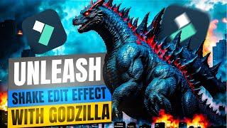 Master the Shake Edit Effect Using Godzilla's Power with filmora 13