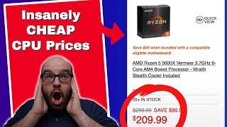 SO CHEAP! AMD Ryzen 5000 CPUs MASSIVE Discounts