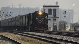 Train Passing from Golra Railway Station Islamabad - Pakistan Railway