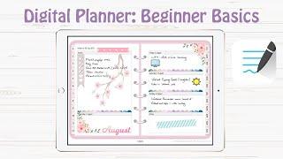 Digital Planner Goodnotes - Beginner basics at HappyDownloads