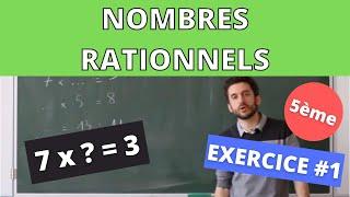 Nombres rationnels 5ème