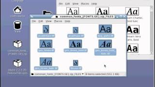 install unicode & fonts for linux