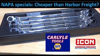 Tool Deals at NAPA: Carlyle is cheaper than Harbor Freight Icon?  Super deals on NAPA welding clamps