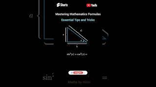 Mastering Mathematics Formulas: Essential Tips and Tricks || Vedic Maths #shortvideo #short #shorts