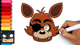 How To Draw Foxy | Five Nights at Freddy's