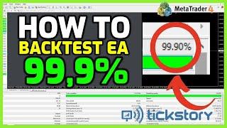 How To Backtest EA MT4 with 99,9% Modelling Quality - Tickstory Data