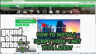 How to install script hook v dot net | WITHOUT ERRORS 2024