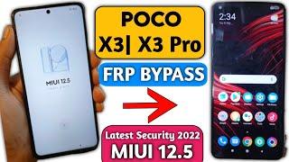 Poco X3 | X3 Pro MIUI 12.5 Frp Bypass |Remove Google Account Lock Without Pc  New Method 2022