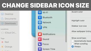 How to Change Finder Sidebar Icon Size on Mac (Tutorial)