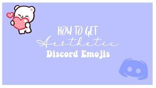 How To Get Emojis From Other Servers Easily + My Collection of Aesthetic Emojis! (Discord Tutorial)