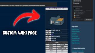 HOW TO MAKE A CUSTOM UNTURNED WIKI PAGE