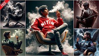 How to Create Your Own 3D Smoke Photo | Bing Ai Viral Editing | Bing Image Creator Tutorial