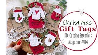 Cute Christmas Gift Tags / DIE-CUTTING ESSENTIALS MAGAZINE #84