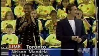 Mandela at Skydome (1998) - Juliette Powell and Paul Gross pt 1