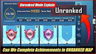 Can We Complete All Achievements in Unranked Mode | TEAM HARSHIT