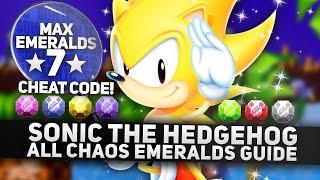 Sonic Origins - How to Play as Super Sonic & Get The 7th Chaos Emerald in Sonic The Hedgehog (Cheat)