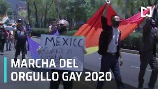 Marcha del Orgullo Gay 2020 en Paseo de la Reforma - Las Noticias