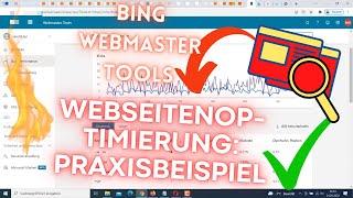 Bing Webmaster Tools Webseitenoptimierung: Praxisbeispiel