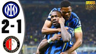 Inter Milan vs Feyenoord 2-1 Highlights & All Goals 2025 HD