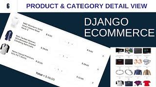 Django Ecommerce Website | Product & Category Detail View | Part 6 | Django Tutorial