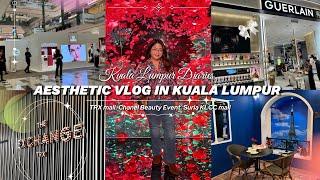 AESTHETIC VLOG IN KUALA LUMPUR  Kuala Lumpur Diaries | TRX mall, Chanel Beauty Event, Suria KLCC 