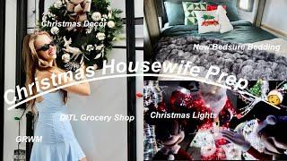 MY REAL HOUSEWIFE LIFE (VLOG #46): New Christmas Bedding, Christmas Decor, GRWM, DITL Tradwife