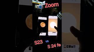 Samsung s24 fe camera zoom vs samsung s23 camera zoom test #shorts #ytshorts