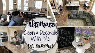 ULTIMATE CLEAN WITH ME 2018 :: CLEAN & DECORATE FOR SUMMER :: EXTREME CLEANING MOTIVATION