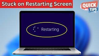 How to Fix Windows 11 Stuck on Restarting Screen (3 Ways)