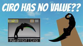 Is Kara Ciro worthless in Counter Blox trading?