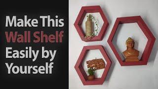 How to make Wall Shelf with Gypsum