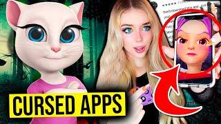 TESTING CURSED APPS That YOU Should NEVER DOWNLOAD...(*SCARY HAUNTED APPS*)