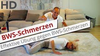 BWS-Schmerzen - Eine effektive Übung gegen Schmerzen in der Brustwirbelsäule - Ohne Zeitlverlust