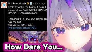 Biboo Noticed Something Wrong with Holo ID's Tweet【 Hololive 】