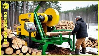 Fastest Biggest Firewood Processing Machine Technology | Firewood Processor In Action #28