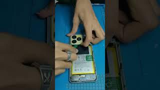 How to remove camera lens glass  realme C53