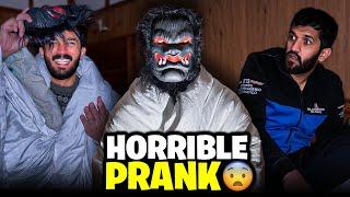 Horror Prank on Man DogarNaraz ho k chala gya..