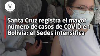 Santa Cruz registra el mayor número de casos de COVID en Bolivia