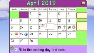 Starfall Calendar April 2019 |  Calendar for Kids