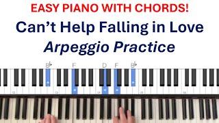 Piano for Beginners: Can't Help Falling in Love (Basic Chords and Arpeggios)