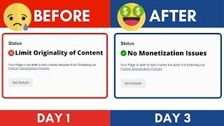 How to Remove Limited Originality of Content || How to Solve Limited Originality Content On Facebook