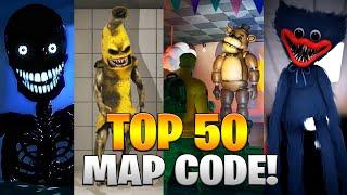 TOP 50 HORROR MAP CODES FORTNITE CREATIVE 2.0